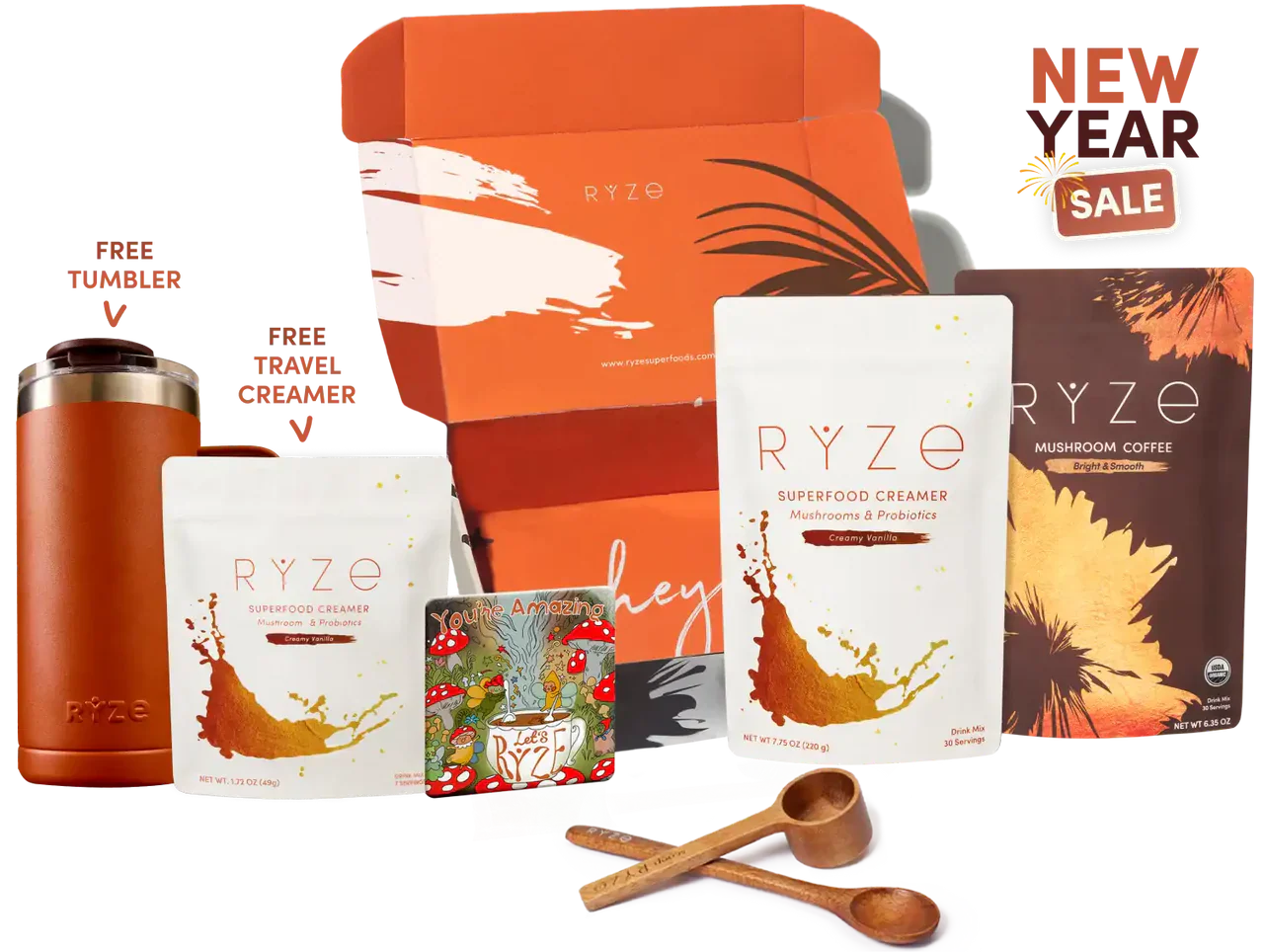 RYZE n Shine Bundle (Coffee + Creamer) f2majr